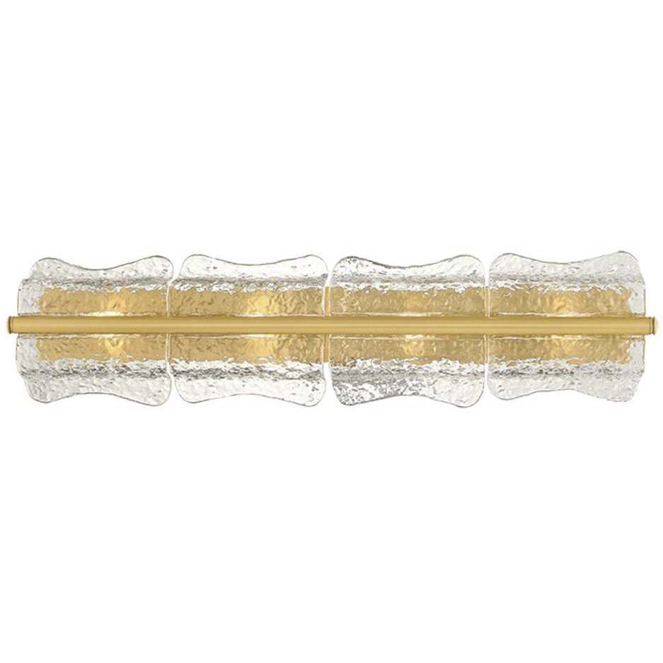 Fosterdale 4 Light 8.25 inch Aged Brass ADA Wall Sconce Wall Light